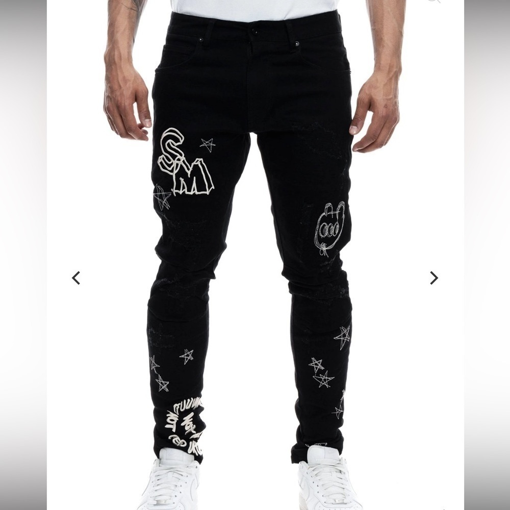 Smoke Rise jeans 32x32 Doodling Jeans